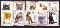 R3256 - POLOGNE POLAND Yv N°1332/41 ** Chats - Nuovi