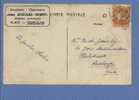 108 Op Kaart Met Cirkelstempel ROESELARE / ROULERS Op 20/8/1914 (20/8 Val Van Brussel) !!!!(Offensief W.O.I) - Other & Unclassified