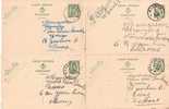 Entier Postal Nr 112 - Ensemble De 12 Cartes - Lot 2 - Cartoline 1934-1951