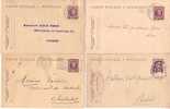 Entier Postal Nr 66 - Ensemble De 8 Cartes - Lot 9 - Postcards 1909-1934