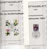 ETB IV. Quartal 1983 Alpenblumen, Christmas - Fest Berlin 703-707 SST 6€ - 1e Dag FDC (vellen)