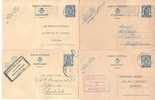 Entier Postal Nr 123 - Ensemble De 12 Cartes - Lot 16 - Cartoline 1934-1951