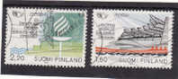 Finlande 1986 - Yv.no.960/1 Obliteres,serie Complete(d) - Used Stamps