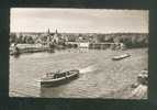 CPSM - Poissy (78) - Vue Sur La Ville Et La Seine - Vestiges De L'ancien Pont ( Bateau Guepe 72 Péniche Ed. GUY 9956) - Poissy