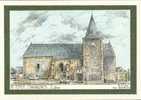 72 CHAHAIGNES - Eglise  - Illustration Yves Ducourtioux - Brulon