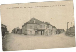 MONTREUIL BELLAY  Carrefour Des Routes De Saumur Et De Doué - Montreuil Bellay