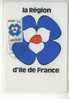 CM0523 Region Ile De France Logo 1991 France 1978 Carte MAXIMUM FDC Premier Jour - Altri & Non Classificati