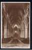 Raphael Tuck Real Photo Postcard The Nave York Minster Yorkshire - Religion Theme - Ref 405 - York