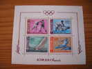 Bloc 4 Timbres TOKYO 1964 AJMAN STATE (boxe, Judo,voile, Gym) , Neuf, Gomme D'origine - Verano 1964: Tokio