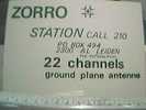 CB STATION HOLLAND  ZORRO   N1980 BY28423 - CB