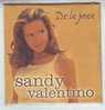 SANDY  VALENTINO  DE LA PEAU  Cd Single - Andere - Franstalig