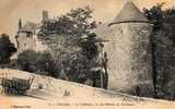 91 DOURDAN Chateau, Vu De L'Hotel Croissant, Ed Marmuse 5, Dos 1900 - Dourdan