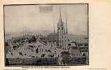 91 DOURDAN Place De L'Eglise En 1808, D'après Gravure, Ed Sevin, 190? - Dourdan