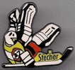 Magnifique Pin´s - Hockey Sur Glace Gardien STECHER, - Winter Sports