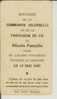 Faire-parts De Communion De TOURINNE-LA-CHAUSSEE " De Nicole Fenaille " De 1956 & Imprimé à WAREMME . - Andere & Zonder Classificatie