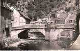 CPA. ANIMEE. AUBUSSON. PONT DE LA TERRADE. DENTELLEE. - Aubusson