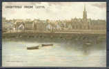 United Kingdom Scotland Greetings From LEITH Harbour Newhaven From The Pier Old Postcard Mint - Midlothian/ Edinburgh