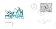 4600  TAAF PA 100 - CROZET - MIDWINTER 88 - Storia Postale