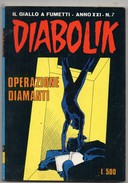 Diabolik(Astorina 1982)  Anno XXI° N. 7 - Diabolik