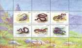 1999 UZBEKISTAN Reptiles SHEETLET - Usbekistan