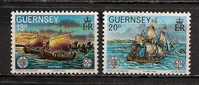 GREAT BRITAIN GUERNSEY 1982 EUROPA CEPT SET MNH - 1982