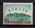 SAN MAPINO 1961 EUROPA CEPT SET MNH - 1961