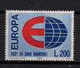 SAN MAPINO 1964 EUROPA CEPT SET MNH - 1964