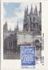 ESPAGNE Carte Maximum Num-Yvert 2593 PATRIMOINE MONDIAL  BURGOS CATHEDRALE - Maximum Cards