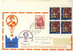 SWITZERLAND USED COVER 1971 BALLOON CANCELED BAR - Otros (Aire)