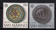 SAN MAPINO 1976 EUROPA CEPT SET MNH - 1976