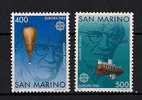 SAN MAPINO 1982 EUROPA CEPT SET MNH - 1983