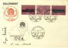 SWITZERLAND USED COVER 1982 BALLOON CANCELED BAR - Other (Air)