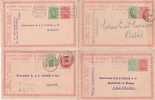 Entier Postal Nr 56 + - Ensemble De 12 Cartes - Lot 26 - Postcards 1909-1934