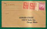 USA - 1943 COVER PREPARED And STAMPED But Not Sent - VF Presidential Issue Pair + Army And Navy Stamps - Covers & Documents