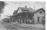 88 /// ETIVAL / LA GARE ,  Grandjean Edit , Vue Intérieure ANIMEE - Etival Clairefontaine