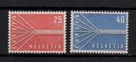 SWITZERLAND 1957 EUROPA CEPT SET MNH - Ungebraucht