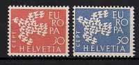 SWITZERLAND 1961 EUROPA CEPT SET MNH - Ungebraucht