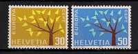 SWITZERLAND 1962 EUROPA CEPT SET MNH - Ongebruikt