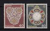 SWITZERLAND 1976 EUROPA CEPT SET MNH - Unused Stamps