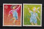 SWITZERLAND 1989 EUROPA CEPT SET MNH - Ungebraucht