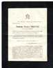 Enveloppe/Avis De Décès De Mme Octave TROUVEZ Décédée Le 18 Janvier 1906 à Chauny - Sonstige & Ohne Zuordnung