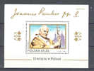 Pologne  Poland Polen Polska  BF ** YT 99 Seconde Visite Du Pape JPaul II - Blocs & Feuillets