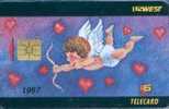 # USA 32 US WEST - Valentin 1997 $5 So3 01.97 2500ex Tres Bon Etat - [1] Tarjetas Holográficas (Landis & Gyr)