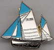 BATEAUX - THONIER LE TREPORT TR 1992 - Pin Magnifique - Boats