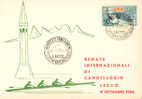 1956 Italia   Lecco  Aviron Rowing Canottaggio  Sur Carte Officielle - Aviron