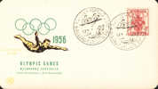 Jeux Olympiques 1956 Australia  Aviron Canottaggio Rowing   Sur Carte - Sommer 1956: Melbourne