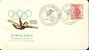 Jeux Olympiques 1956 Australia  Canoe  Canoa  Sur Carte - Zomer 1956: Melbourne