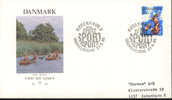 1985 Danemark  FDC  Canoe  Canoa - Canoë