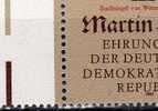 Luther Von Wittenberg O In Von Defekt DDR 2756 I ** 50€ Plus Vergleichsstücke - Variétés Et Curiosités