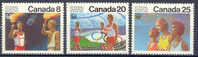 Canada 1976 Mi. 630-32 Olympic Games Montreal Torch Runner Olympic Flag MNH - Nuovi